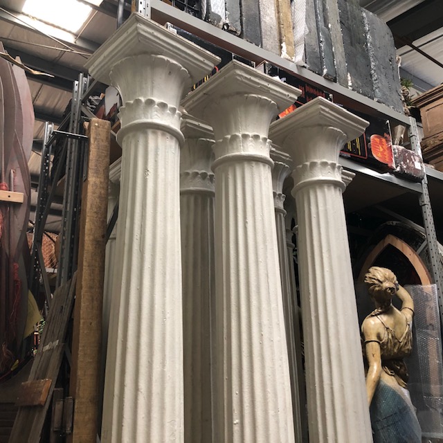 Columns Plinths and Urns